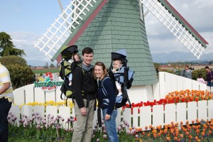 In front of the windmill In front of the windmill