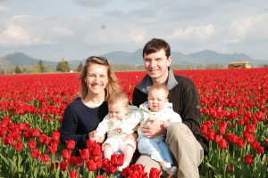 All of us in the tulips All of us in the tulips