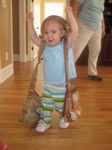 Lydia found two of Aunt Marian's purses Lydia found two of Aunt Marian's purses