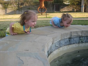 H & L check out the pool at the sculpture garden H & L check out the pool at the sculpture garden