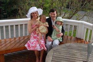 Hadley was a concientious objector to this year's family photo