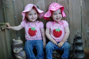 Hadley, Lydia, and the frogs