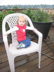 Hadley, chillin' on the deck