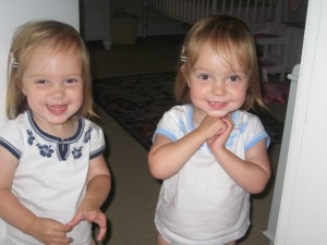 Lydia and Hadley with their new do's
